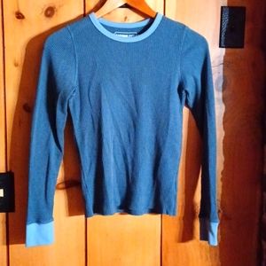 American Eagle Waffle Knit Long Sleeved Shirt